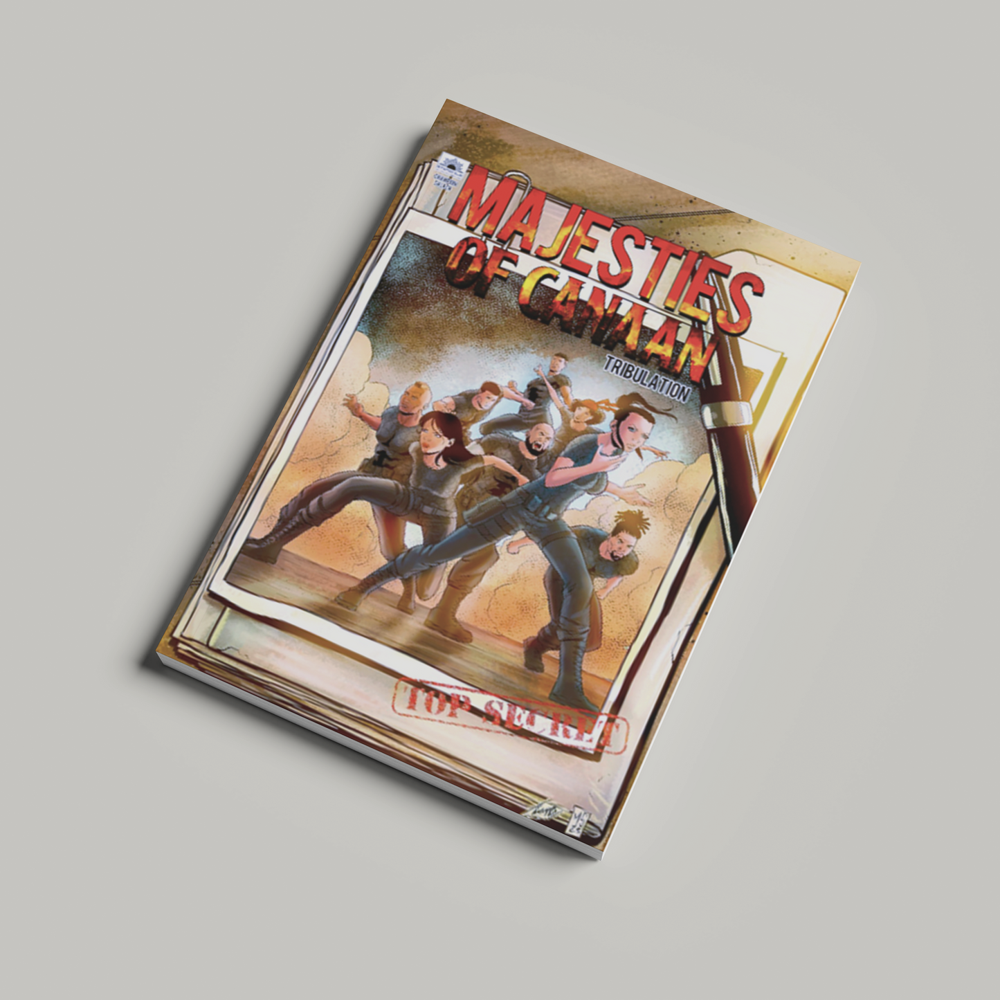 Book cover of Majesties of Canaan: Tribulation by Chayil Champion.