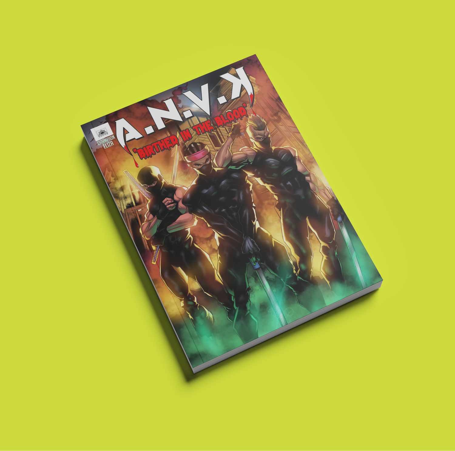 Book cover of ANVK Birthed in Blood by Chayil Champion.