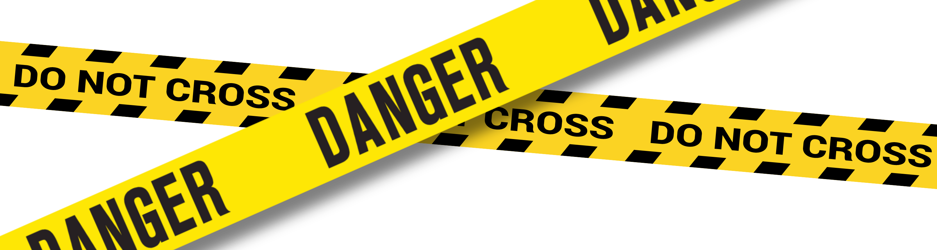 Caution Tape and Danger Tape from Crime Scene